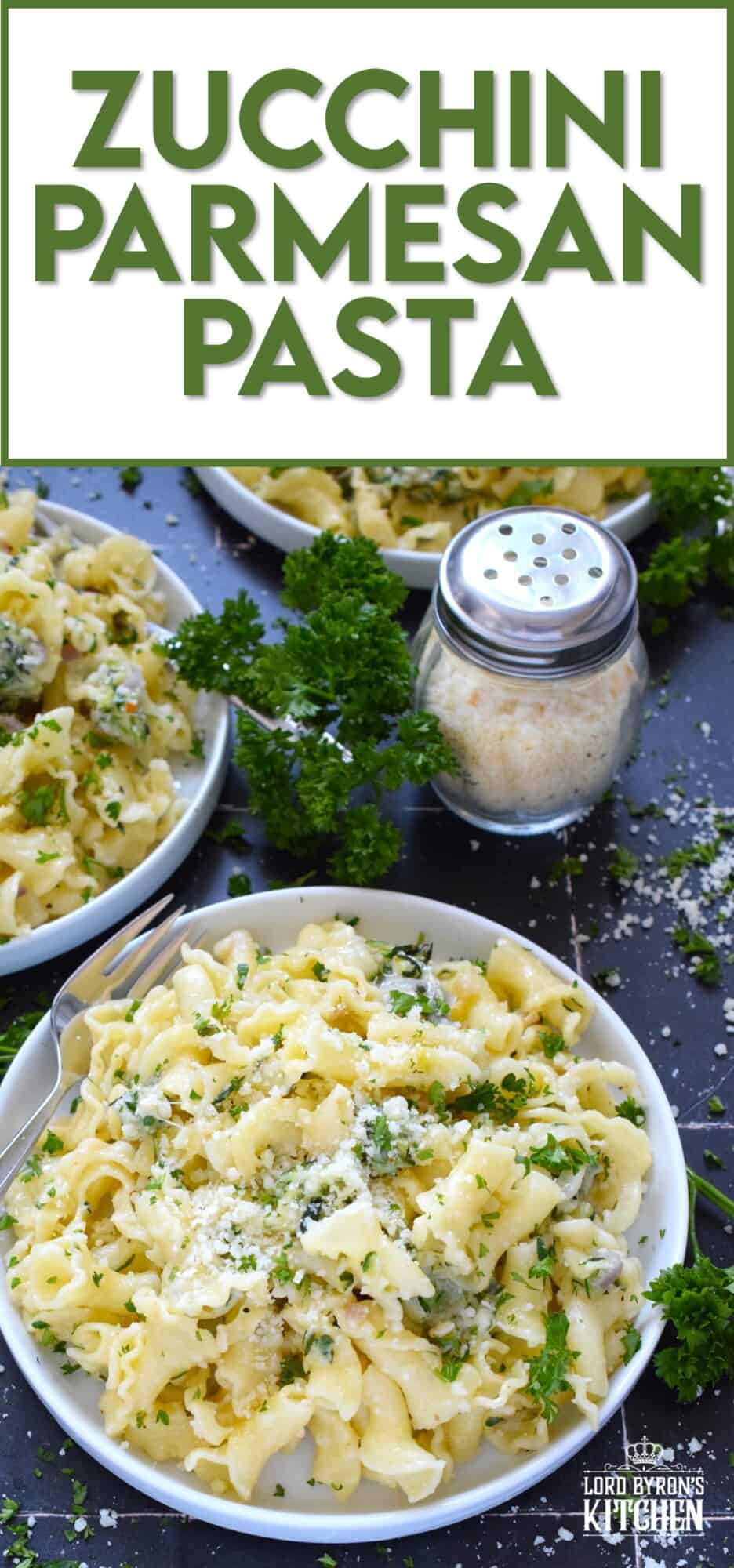 Zucchini Parmesan Spiral Pasta