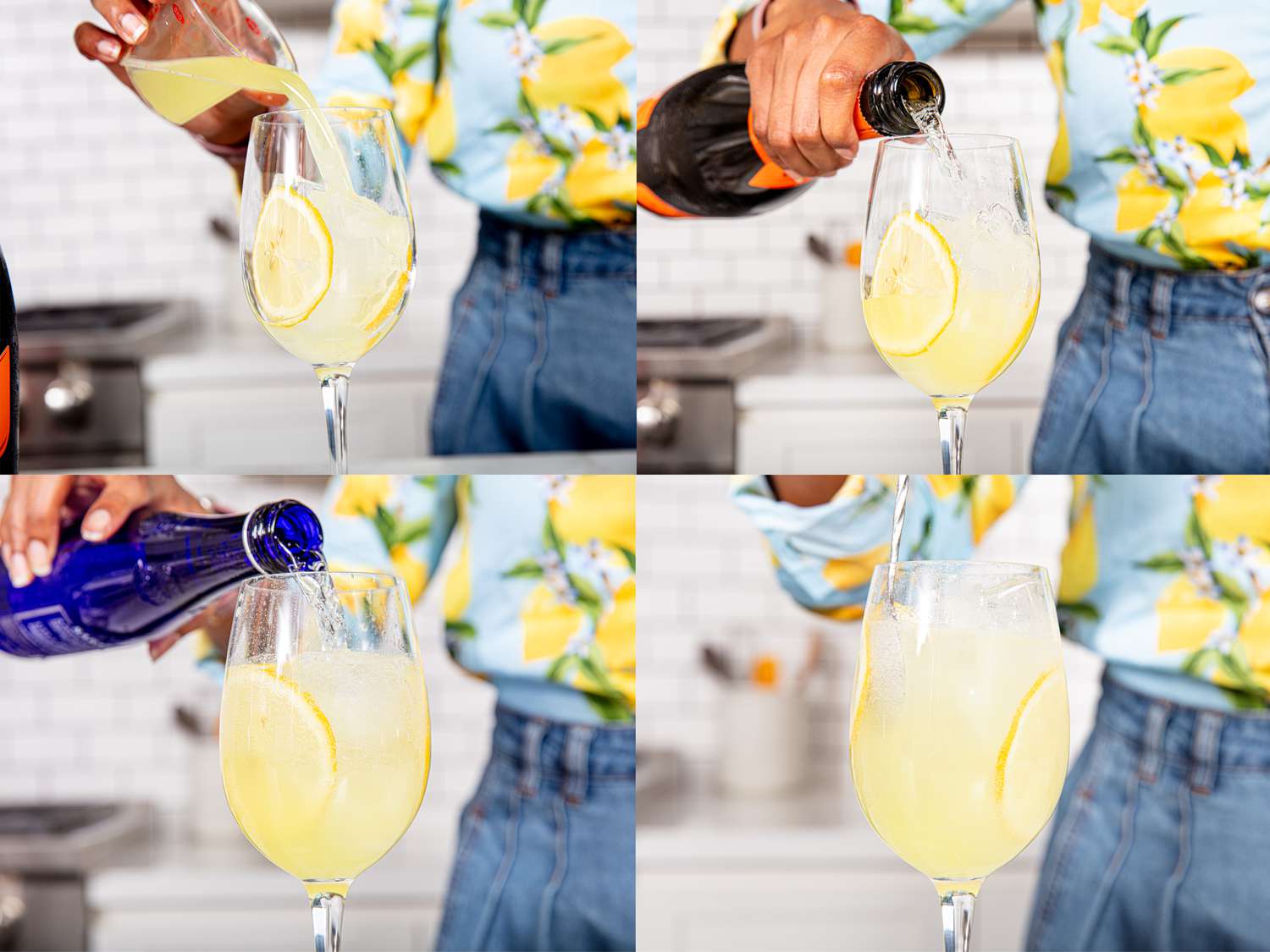Shaken Limoncello Mint Spritz