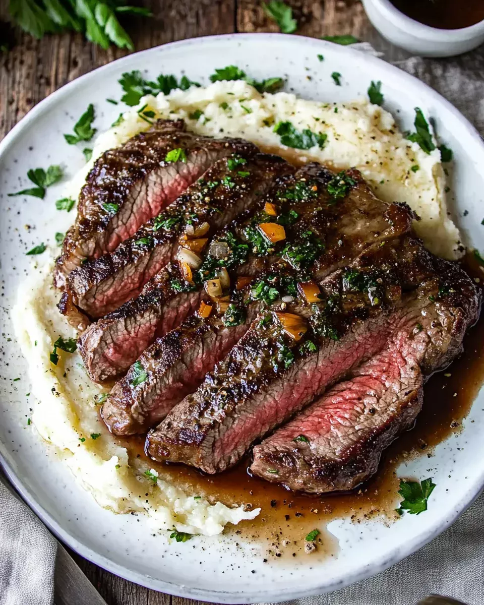 Pan-Sautéed Steak with Crispy Sage and Garlic