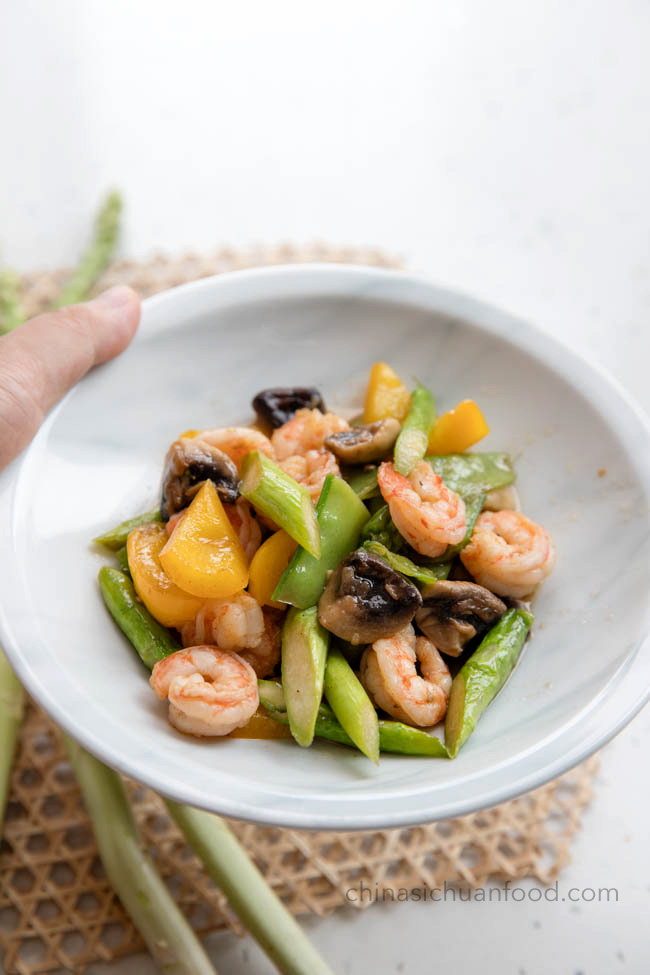 Shrimp and Vegetable Stir-Fry with Ginger and Soy