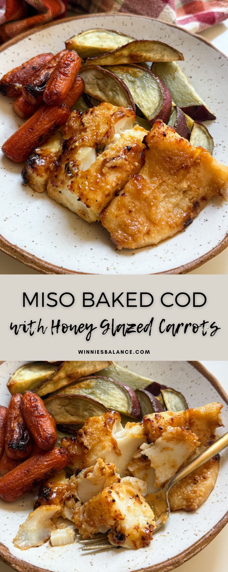 Baked Cod with Miso Glaze
