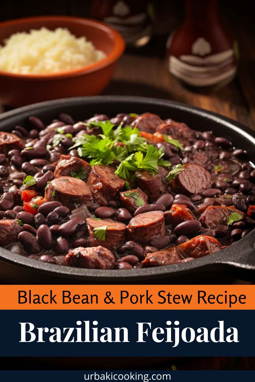 Feijoada-Style Black Bean Stew with Pork