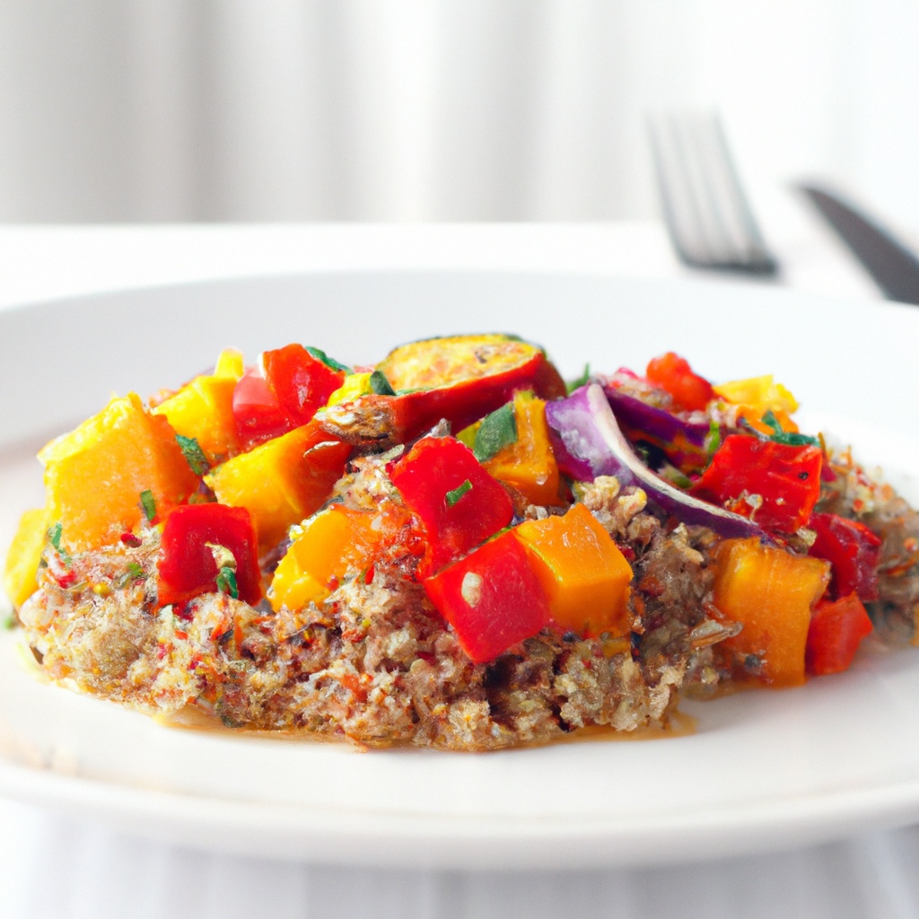 Saffron-Infused Quinoa with Roasted Vegetables