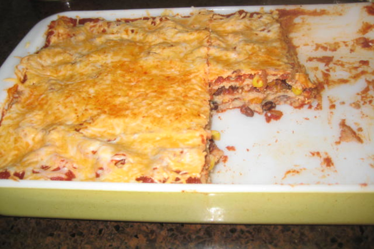 Angola Corn and Black Bean Casserole