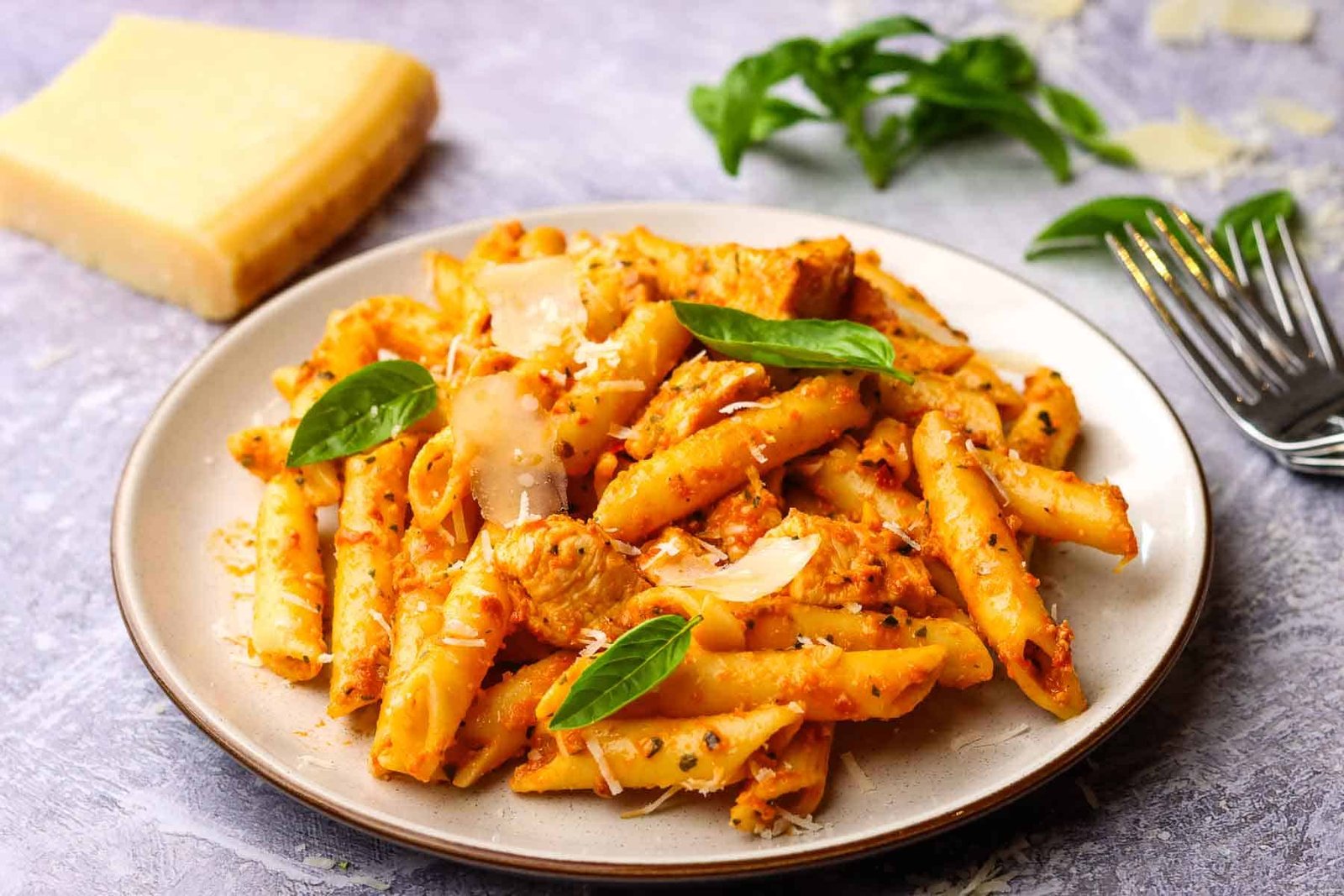 Sun-Dried Tomato and Pesto Chicken Pasta
