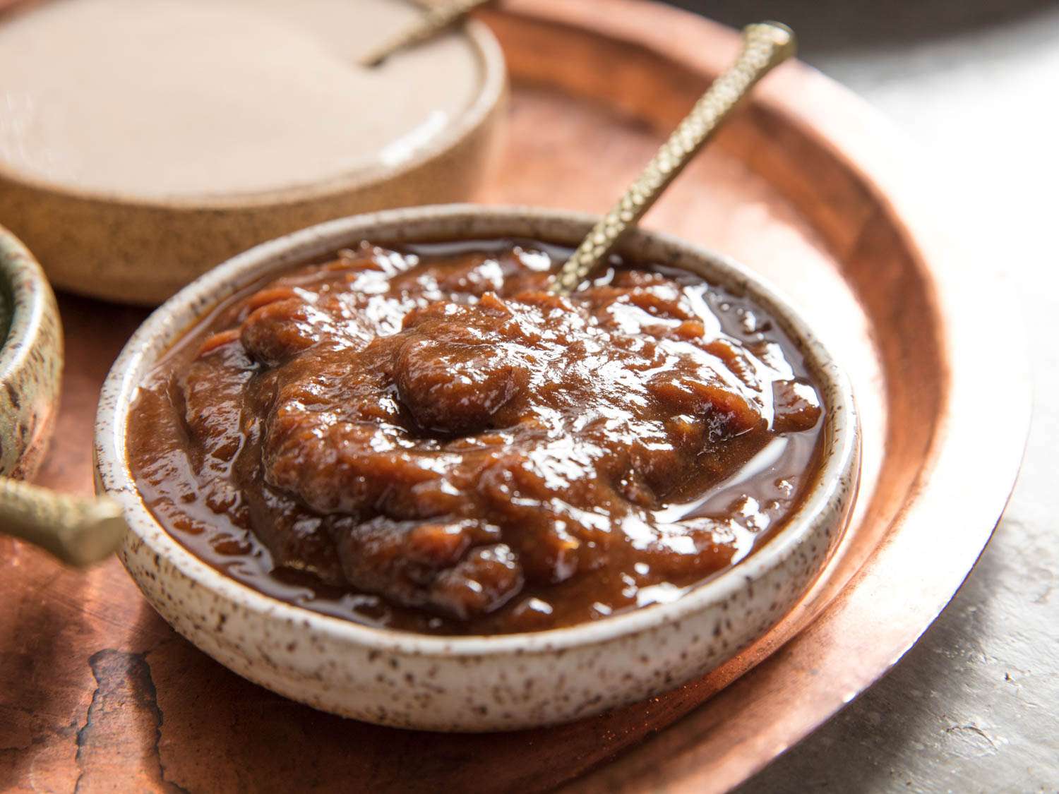 Hollow Water Chestnut Fritters with Tamarind Chutney