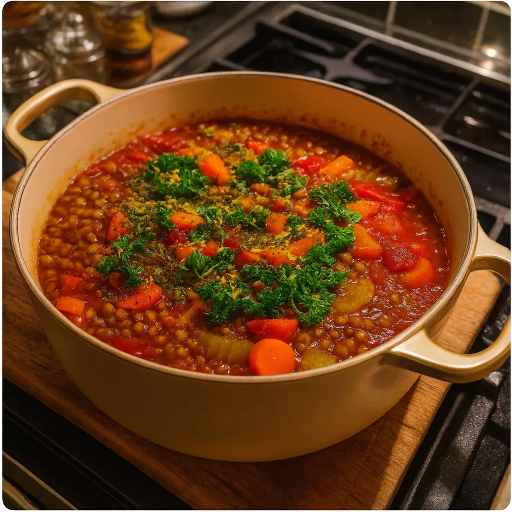 One-Pot Tomato Lentil Stew