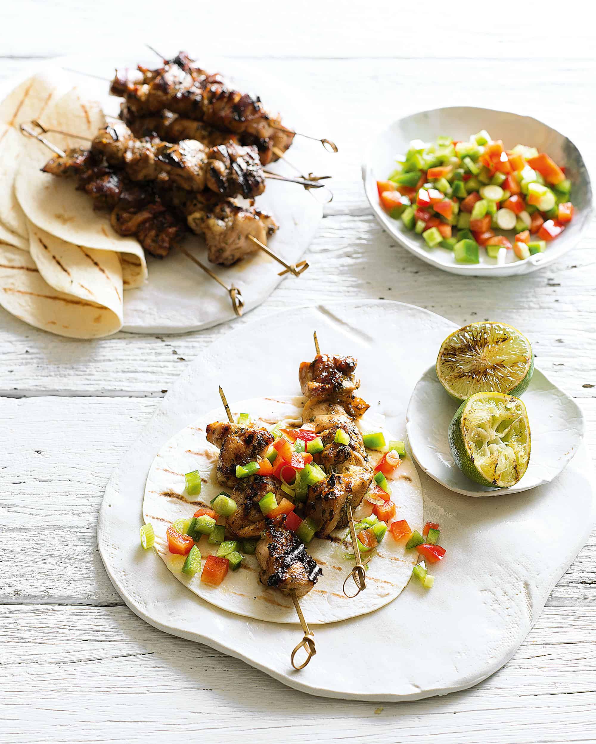 Brazilian Citrus-Marinated Chicken Skewers
