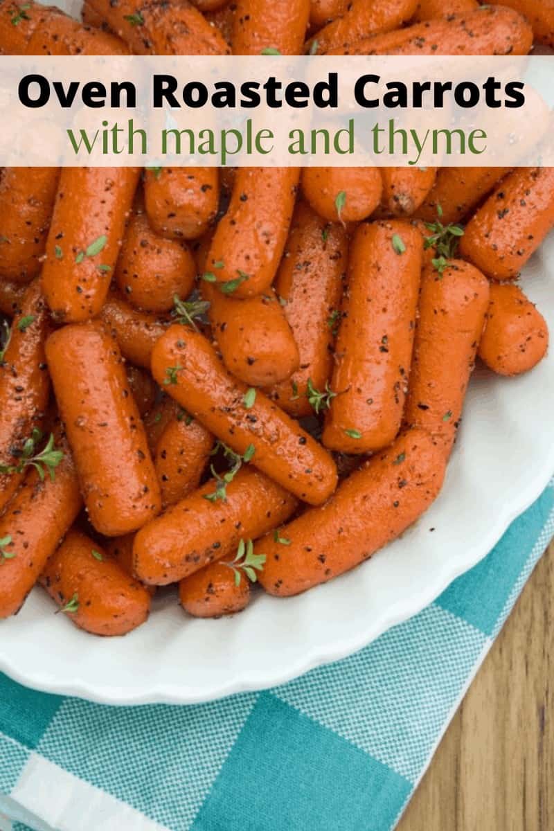 Herb-Roasted Chicken with Maple-Glazed Carrots