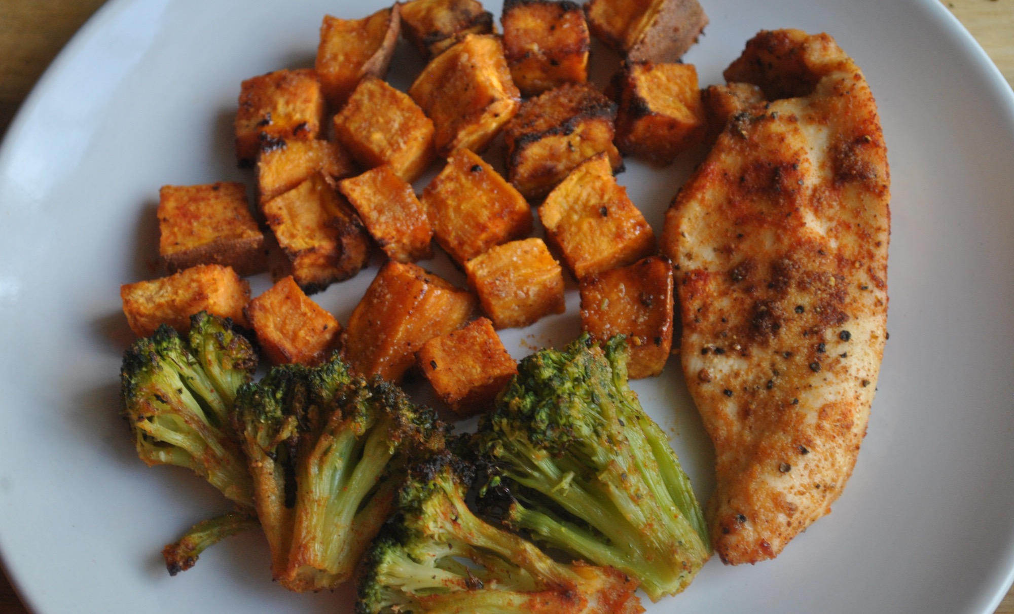 Kombucha-Glazed Chicken with Sweet Potato and Broccoli