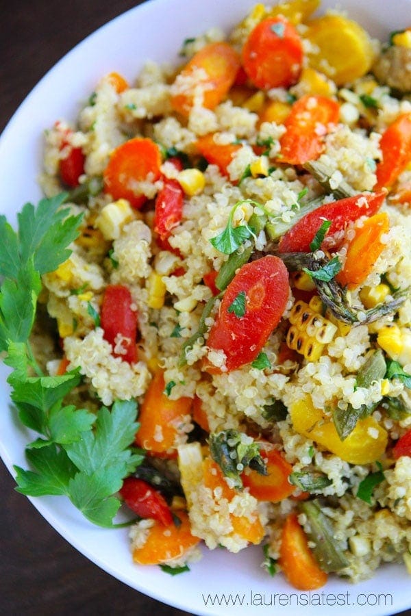 Flanders Quinoa Salad with Roasted Vegetables
