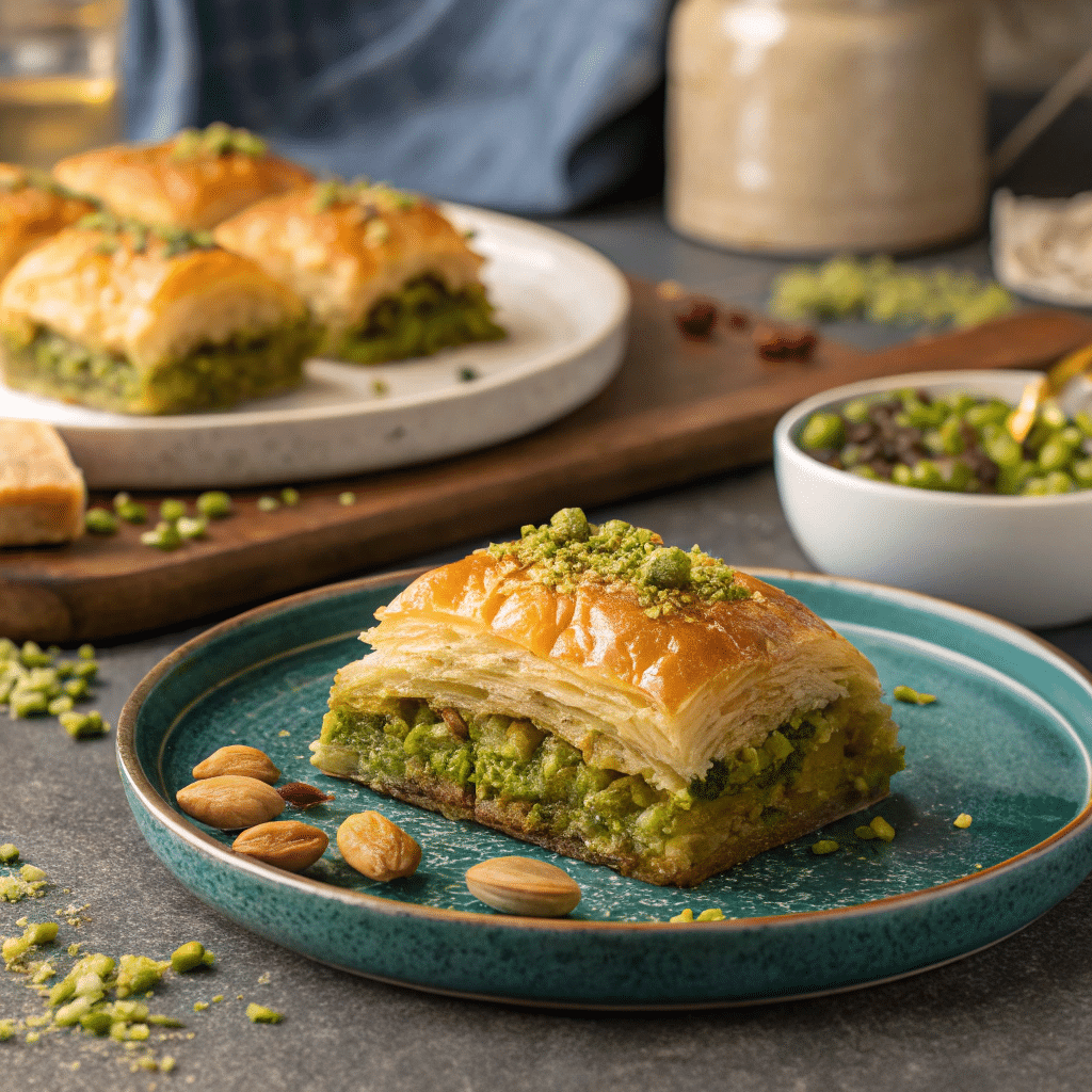 Honey-Orange Baklava with Pistachios
