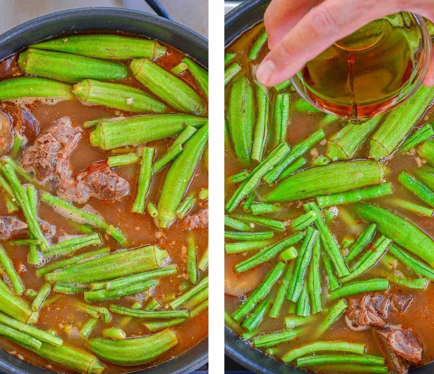 Beef Shank Sinigang with Tamarind and Calamansi