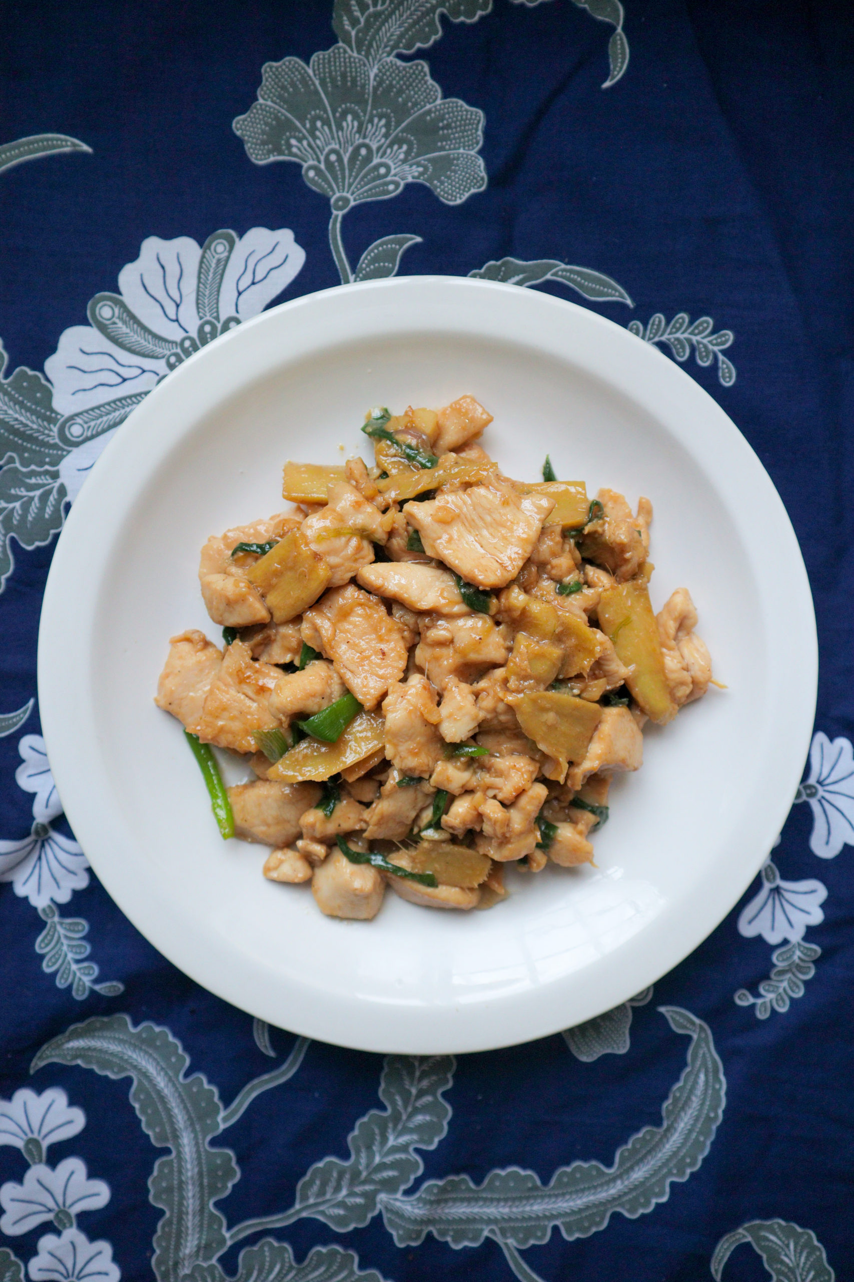 Ginger-Scallion Chicken Stir-Fry