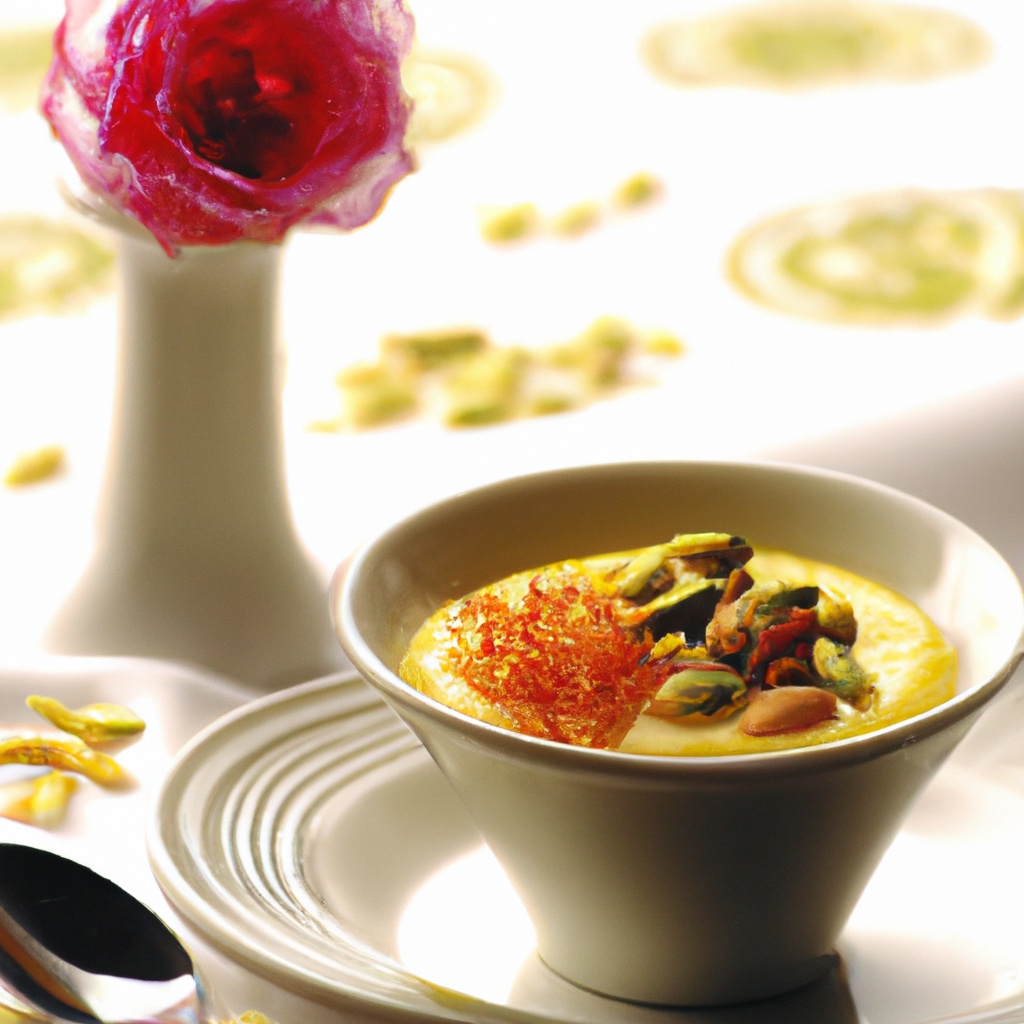 Cardamom-Saffron Yogurt