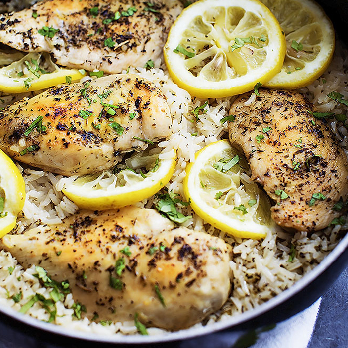 One-Pot Lemon Herb Chicken with Potatoes and Carrots
