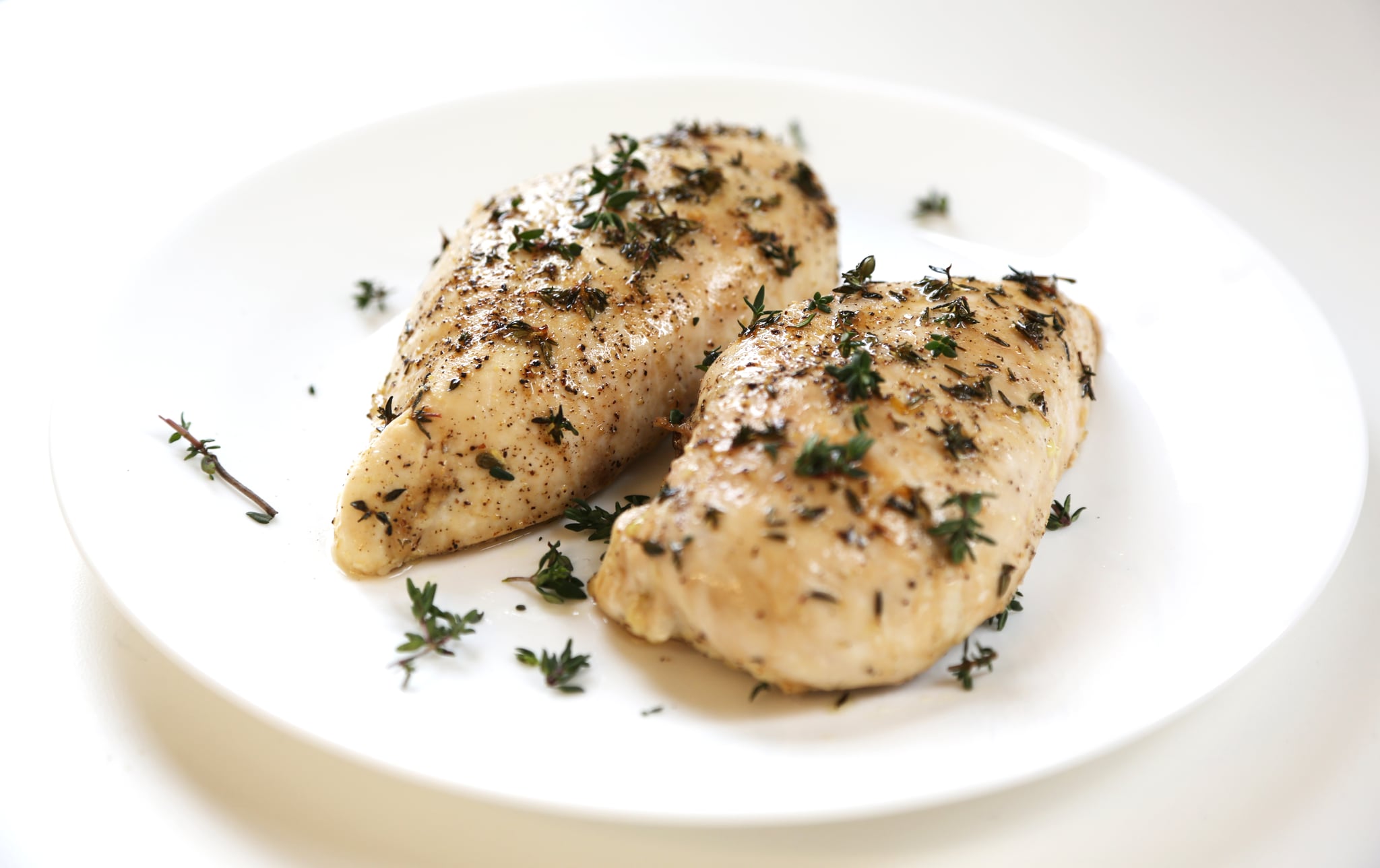 Herb-Encrusted Baked Chicken with Lemon and Thyme