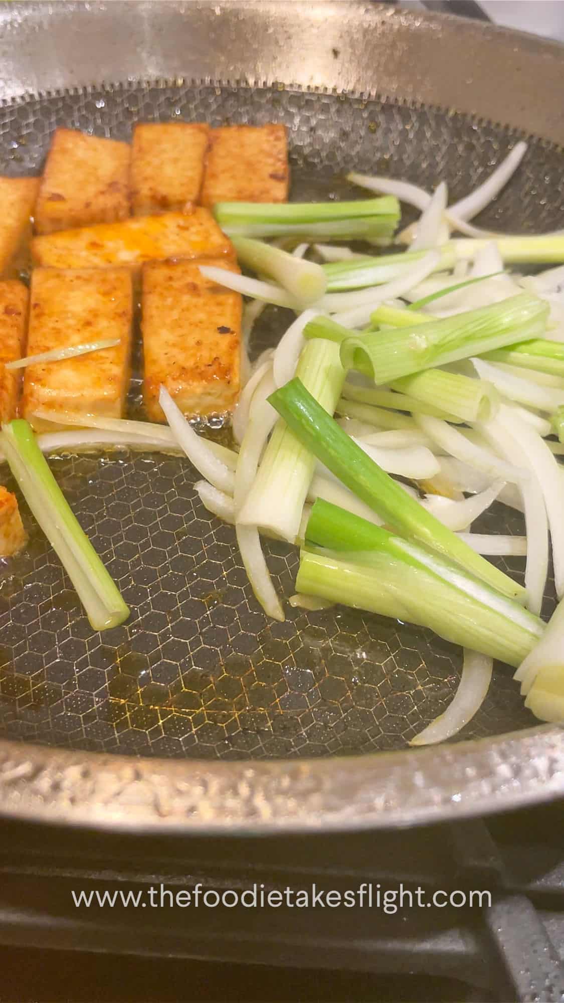 Tofu and Vegetable Stir-Fry with Rice Noodles