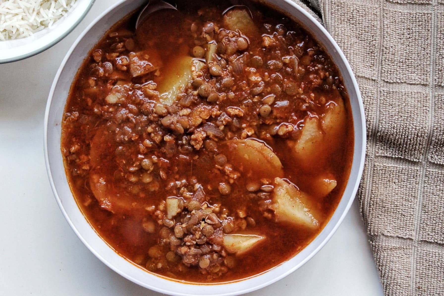 Turmeric-Lentil and Potato Stew