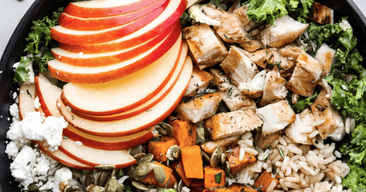 Five-Culture Harvest Bowl with Roasted Vegetables