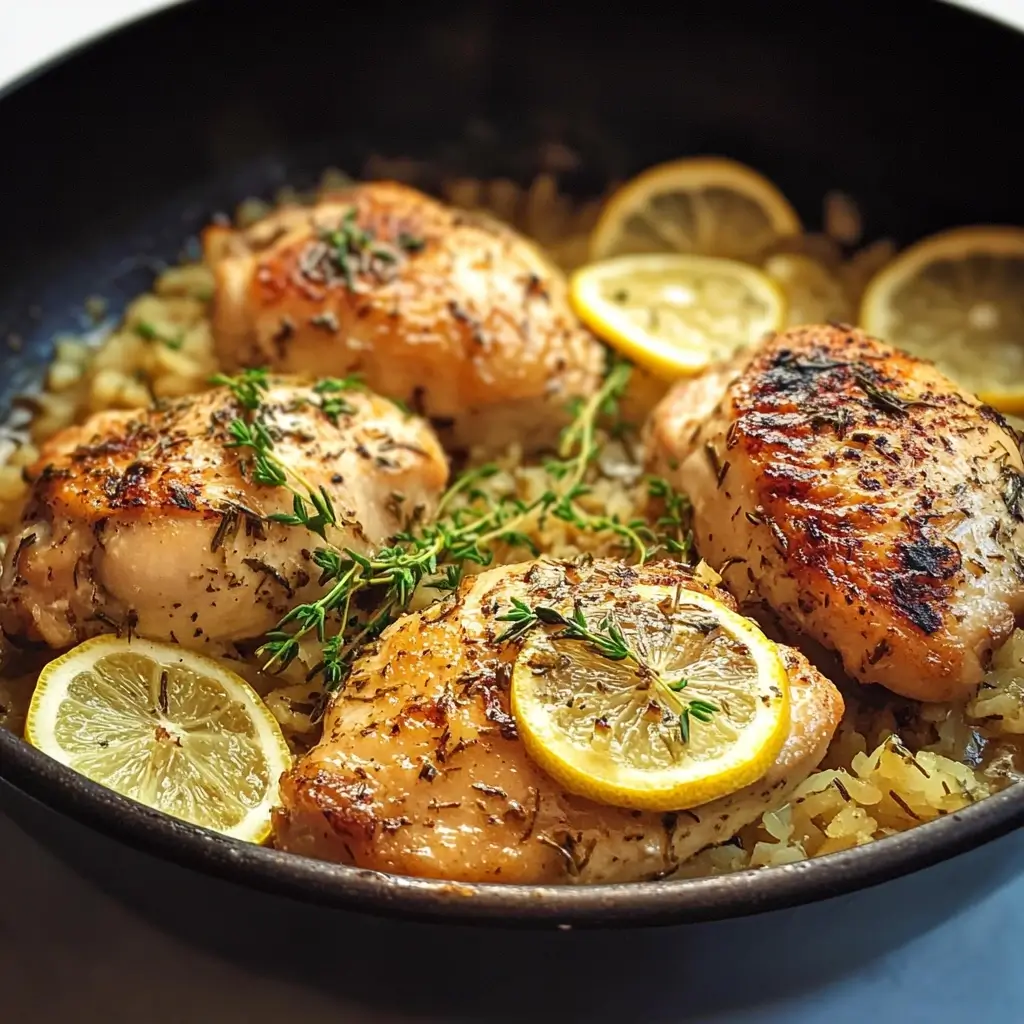 One-Pan Lemon Chicken with Herbs