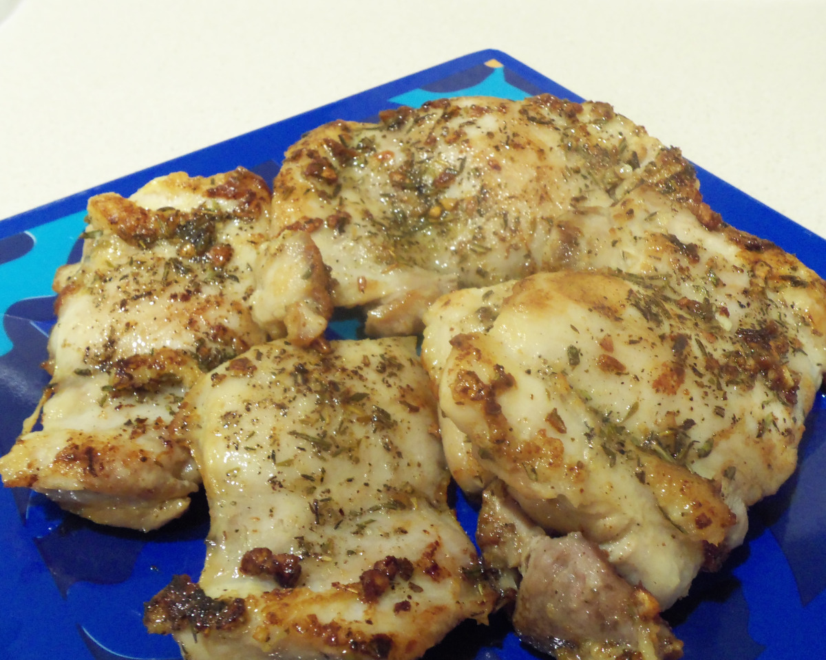 Herb-Rubbed Grilled Chicken Breasts