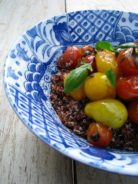 Lemon-Dill Quinoa Bowls with Roasted Cherry Tomatoes