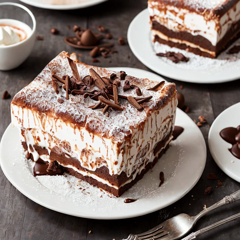 Tiki Tiramisu with Coconut Milk