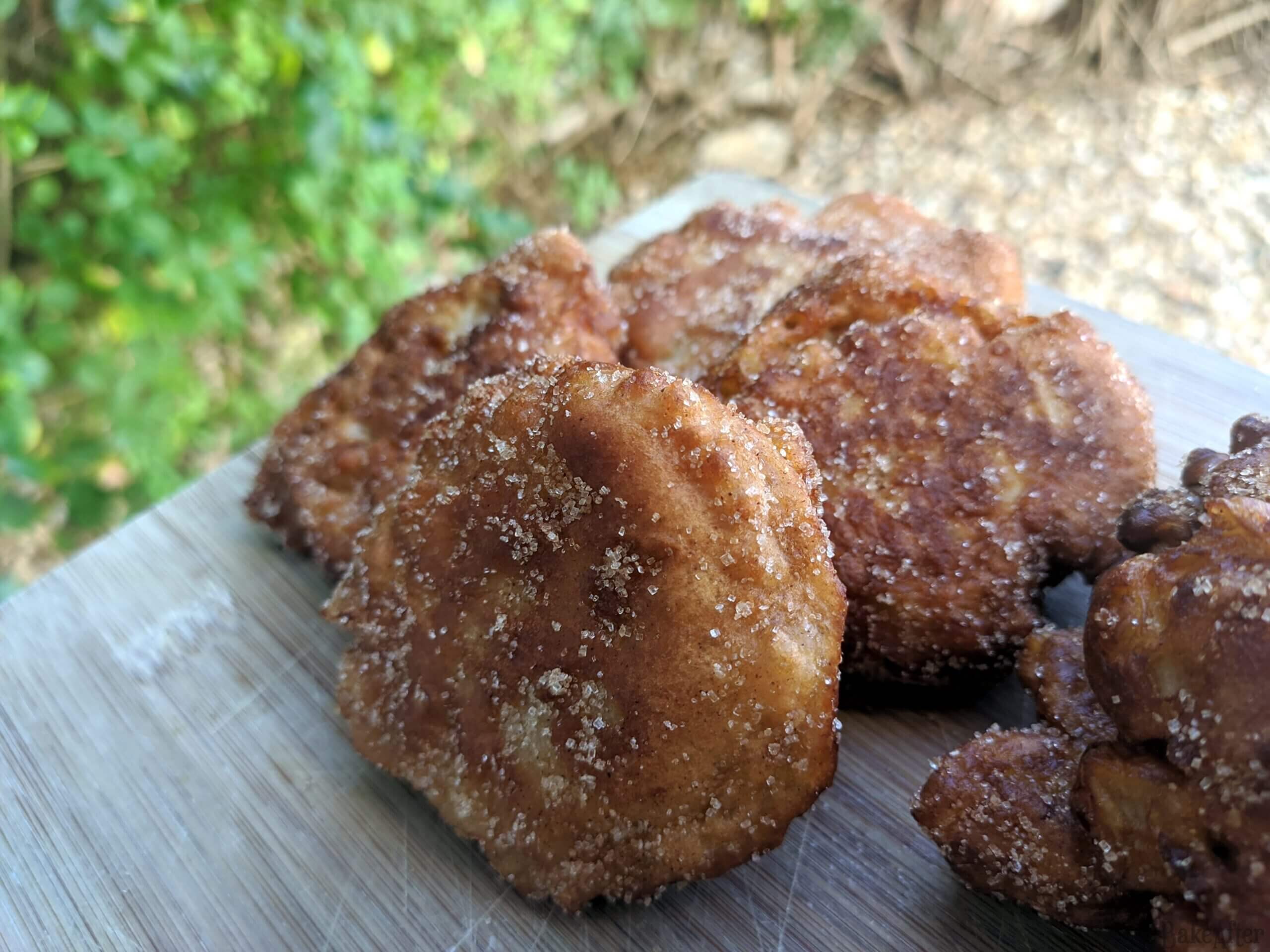 Cinnamon-Apple Fritters with Honey