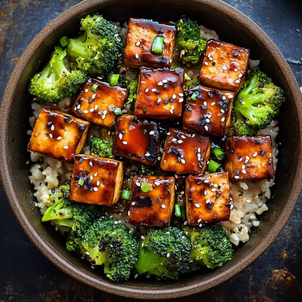 Sheet Pan Teriyaki Tofu with Broccoli and Sweet Potatoes