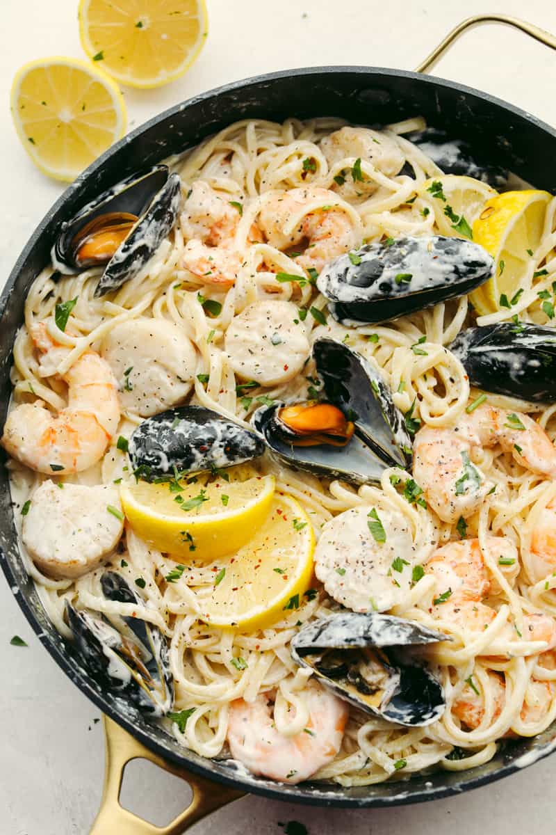 Lemon-Dill Seafood Pasta
