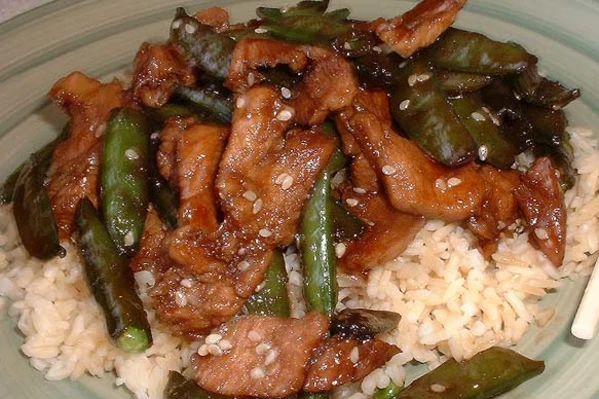 Ginger-Sesame Pork Stir-Fry with Broccoli