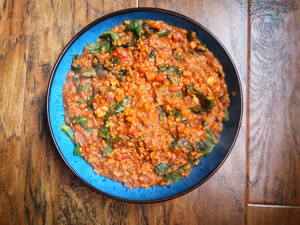 Berbere-Spiced Lentil Stew with Tomato Base