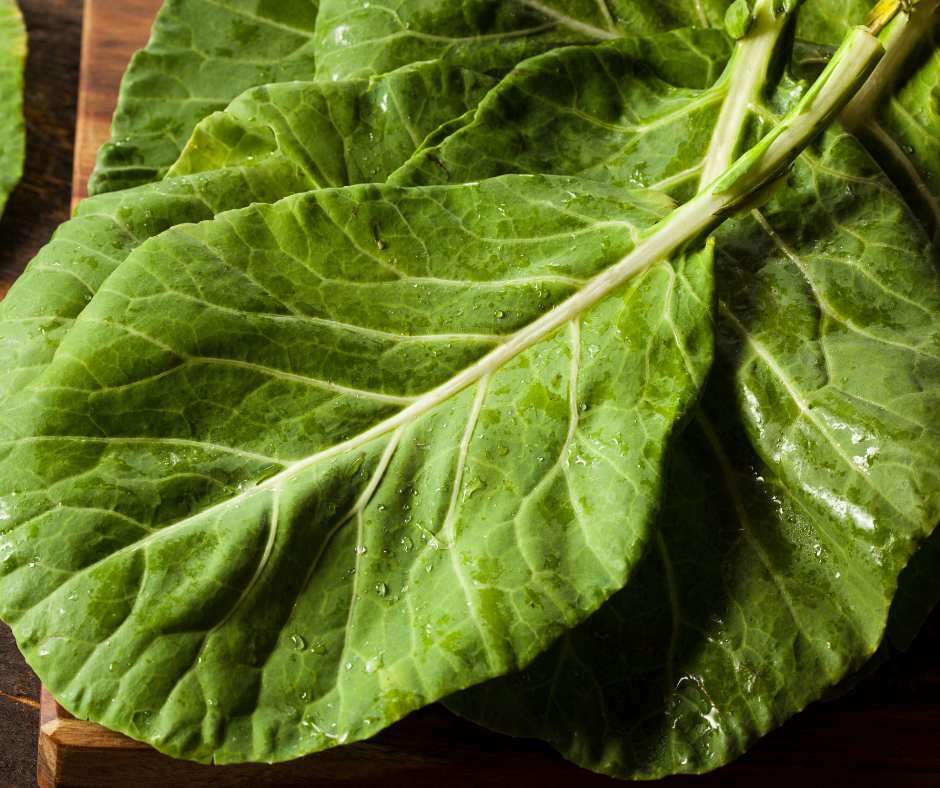 Garlicky Collard Greens with Ginger and Lemon