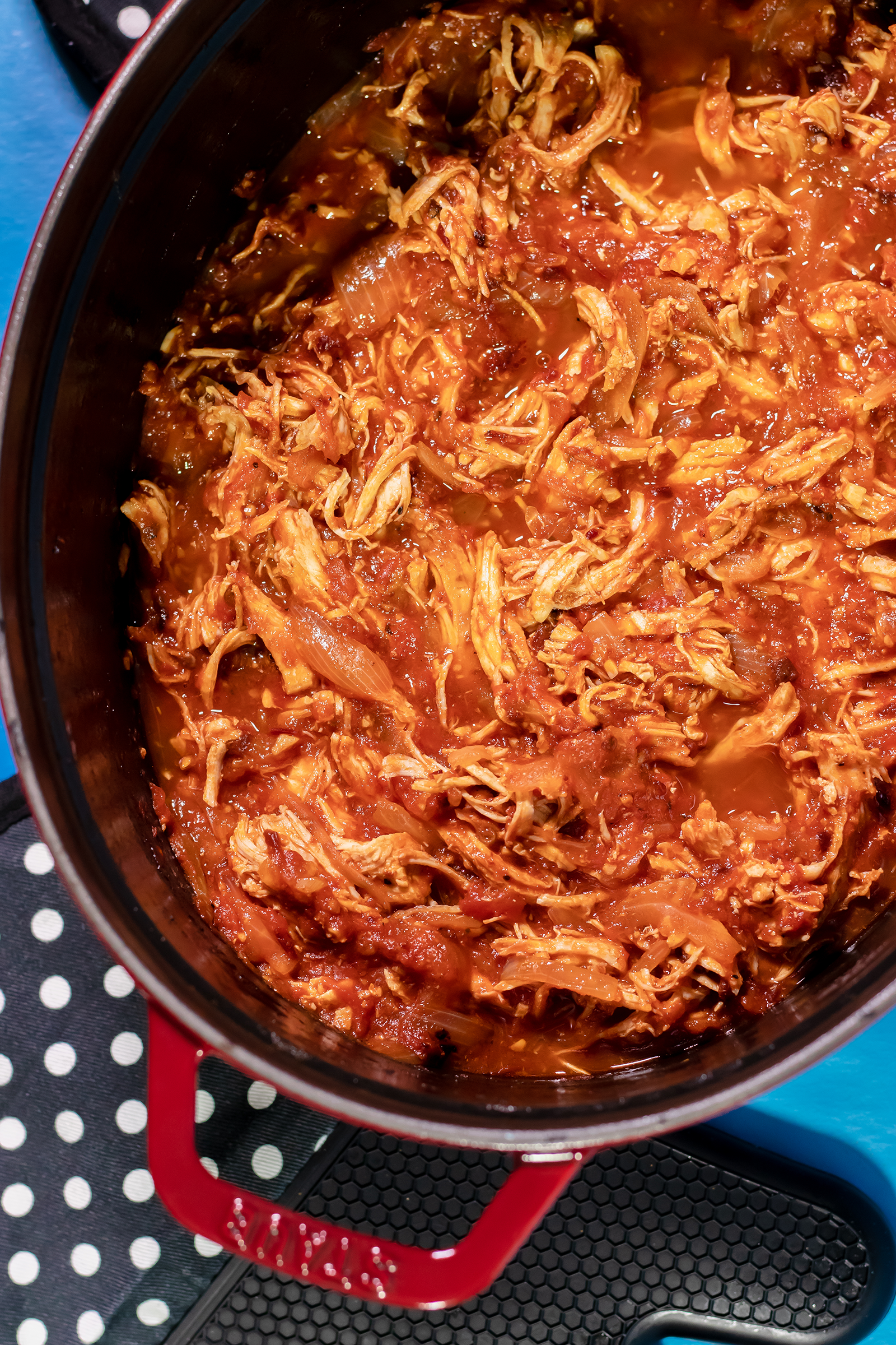 Grilled Chicken Tinga with Chipotle and Pineapple