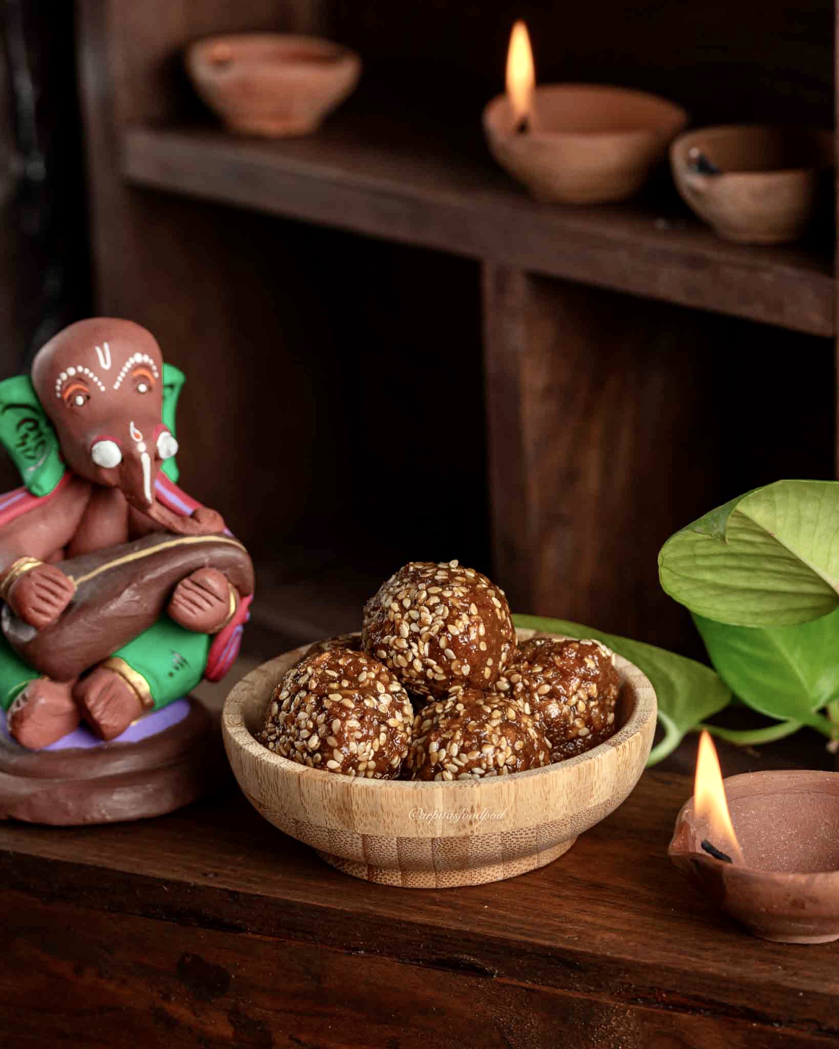 Cardamom-Scented Coconut Laddoos