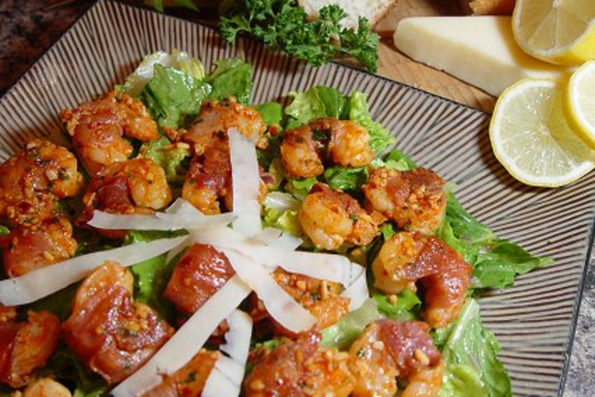 Quick Lemon-Garlic Shrimp with Sautéed Greens
