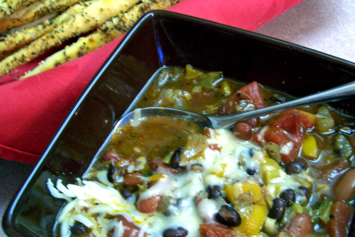 Chipotle-Lime Black Bean Soup with Corn