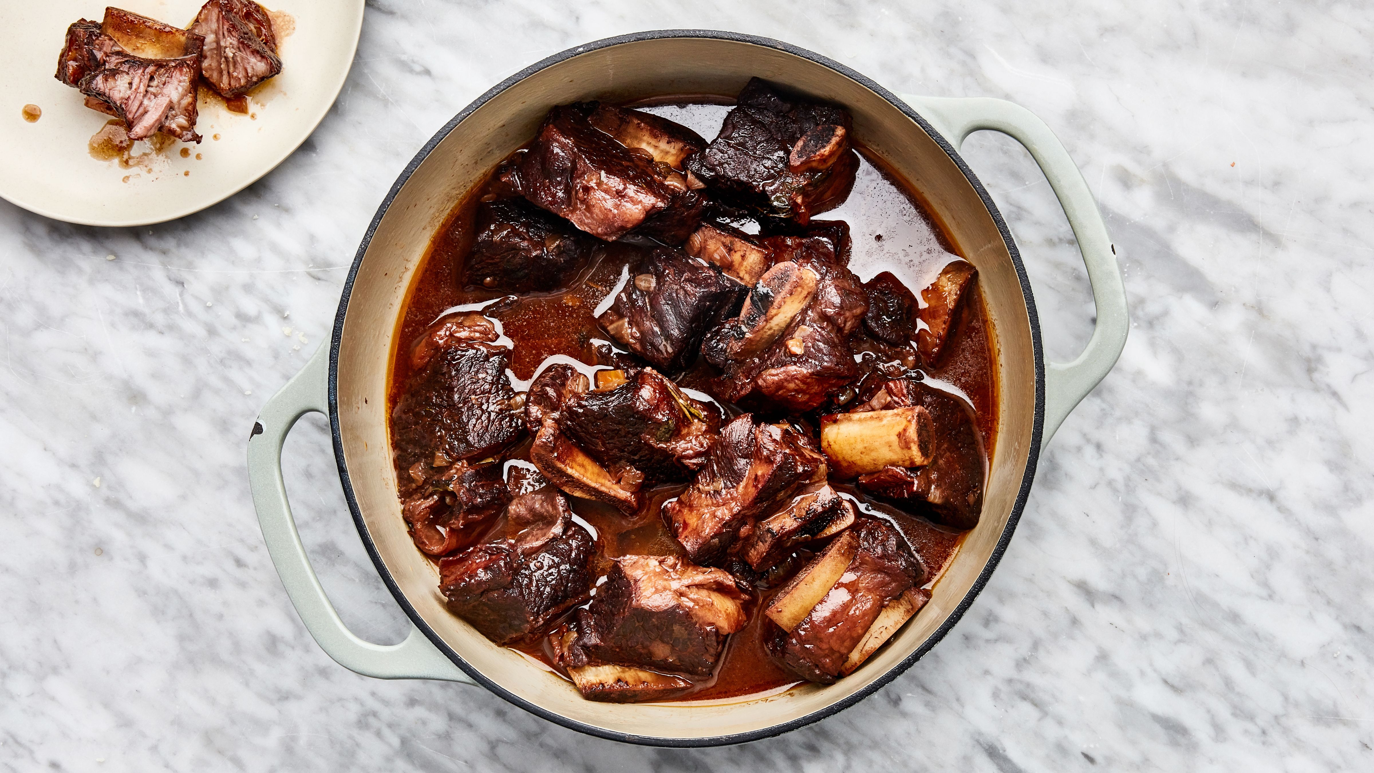 Slow-Simmered Beef Short Ribs with Red Wine