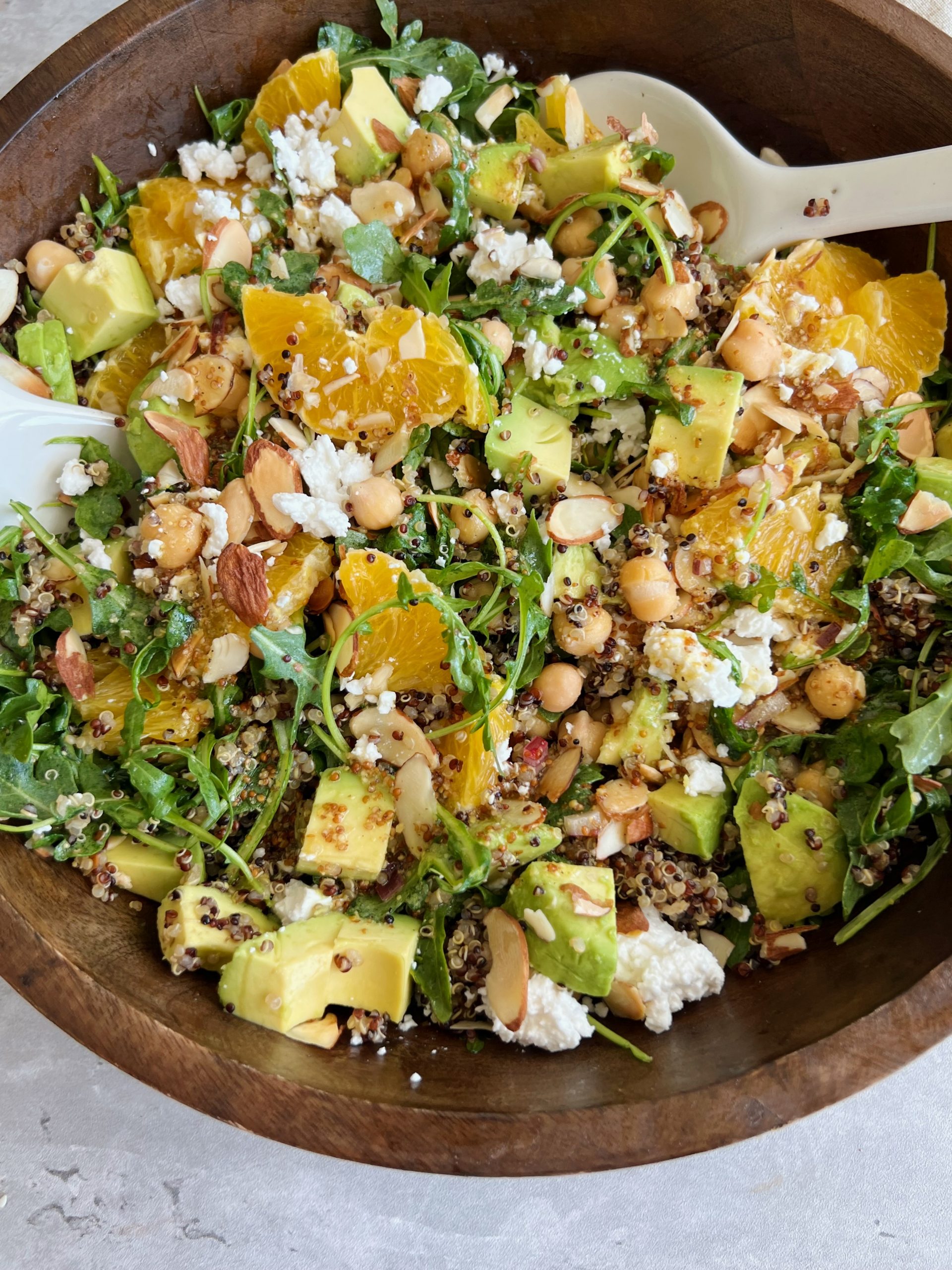 Citrus and Arugula Salad with Toasted Almonds
