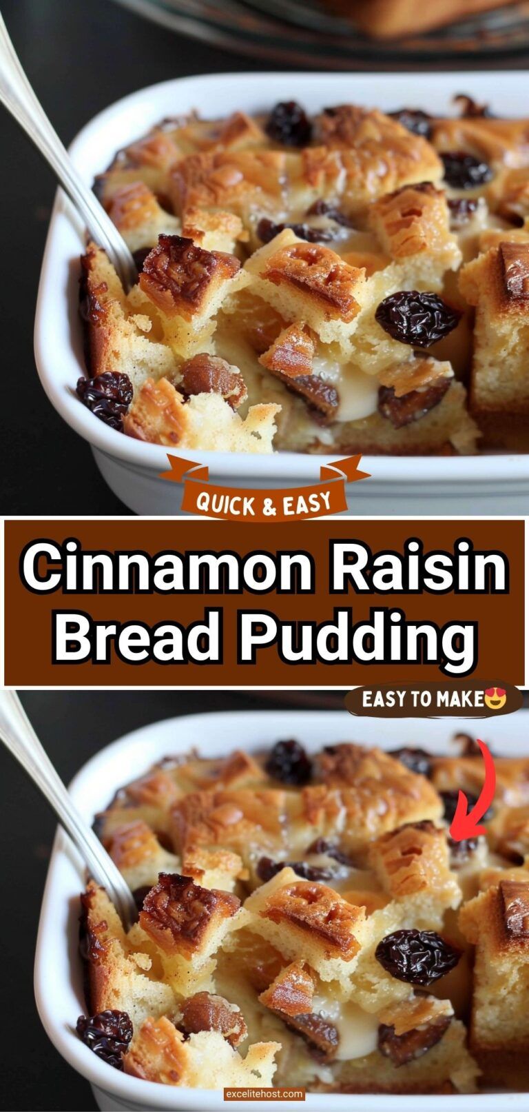 Cinnamon-Raisin Bread Pudding