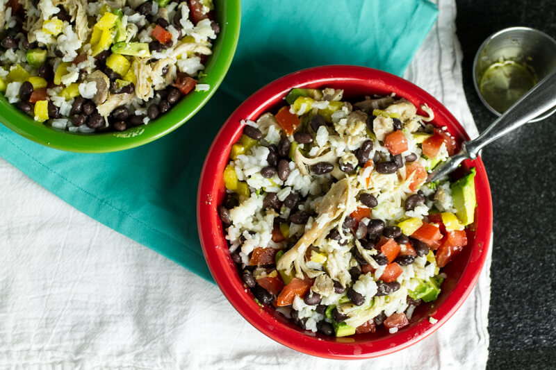 Tangy Lime and Black Bean Rice Bowl