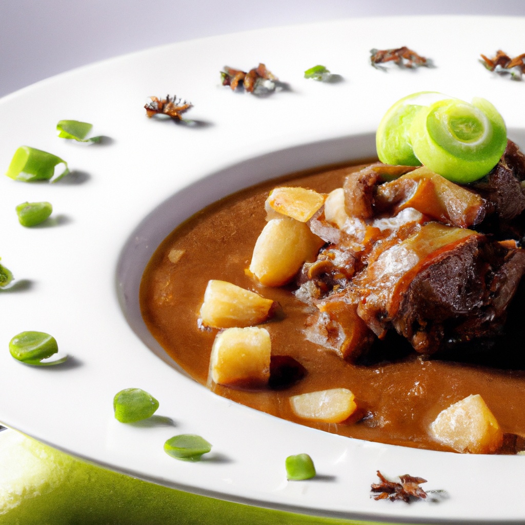 Slow-Cooked Beef Stew with Texas Peppercorns