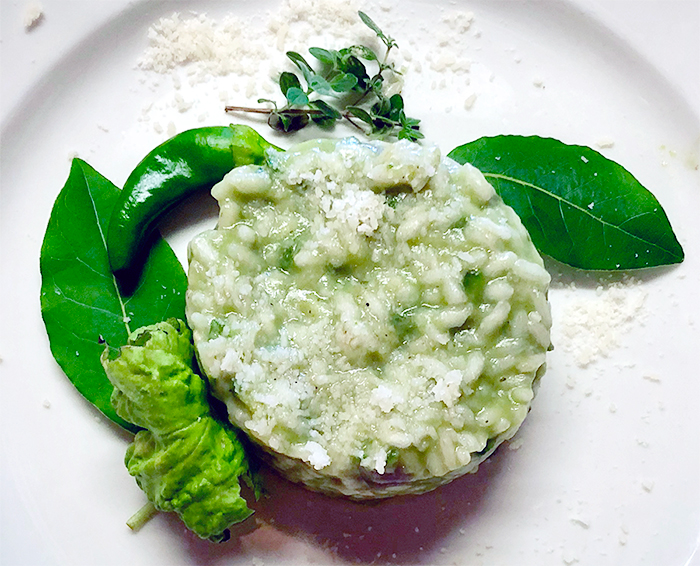 Herb-Infused Garden Risotto