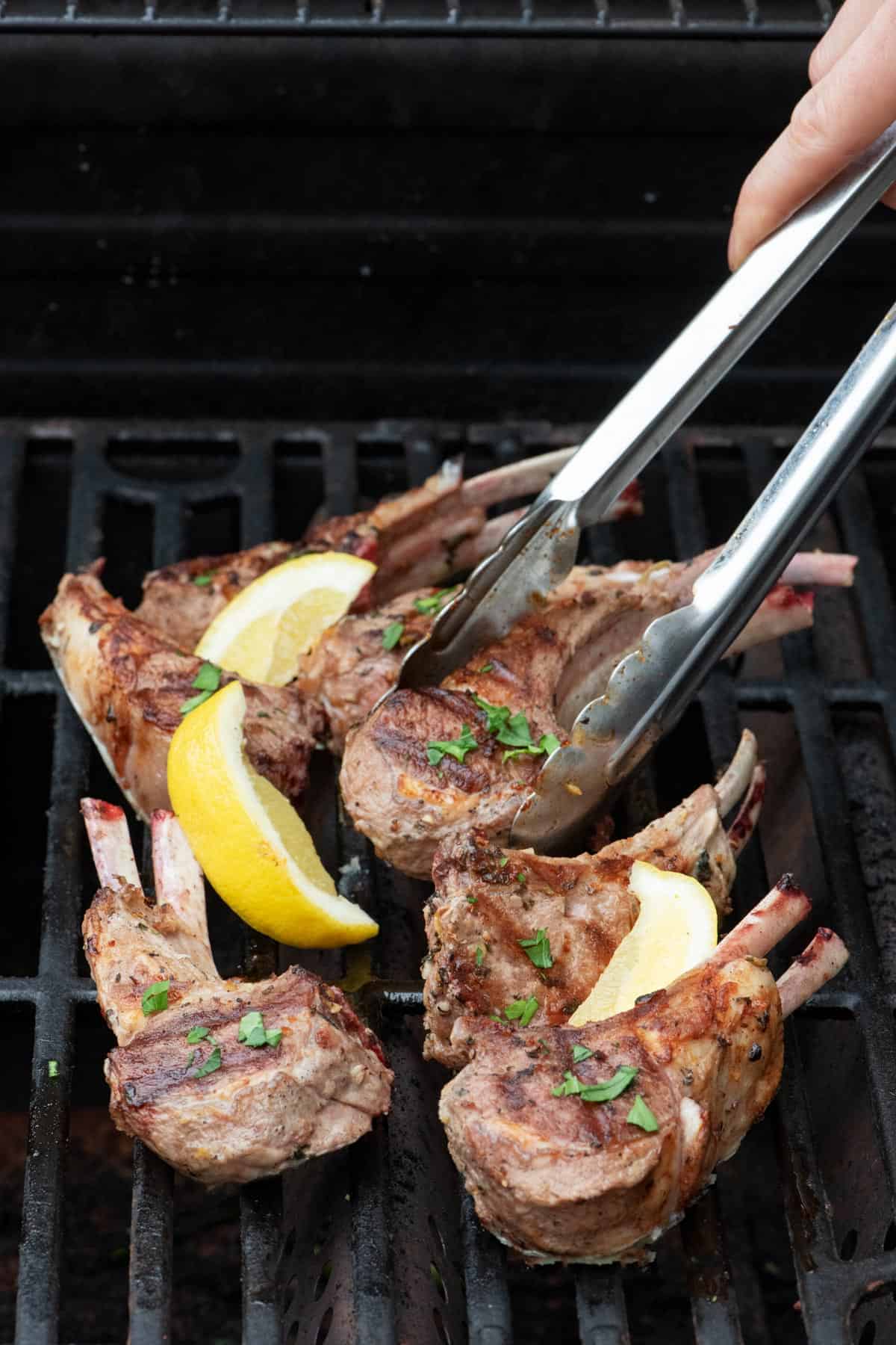 Grilled Lemon-Dill Lamb Chops