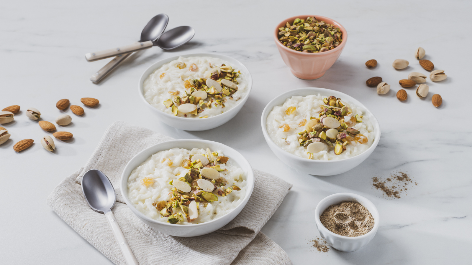 Coconut Milk-Soaked Rice Pudding with Cardamom