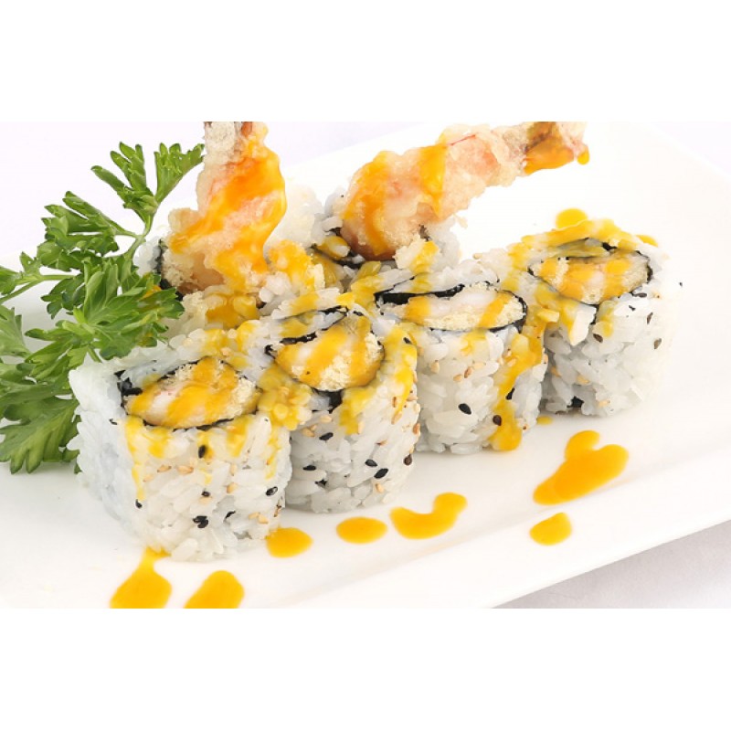 Shrimp and Mango Sushi Roll