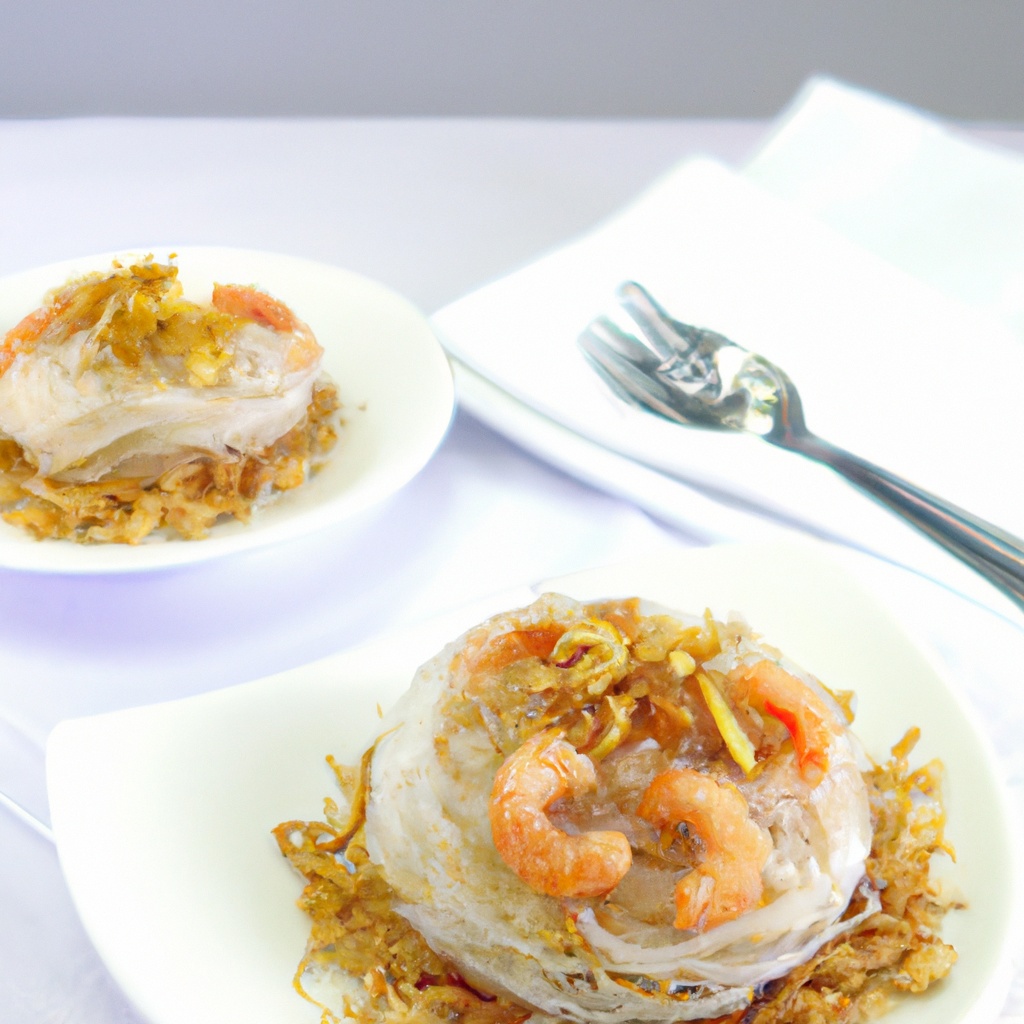 Stir-Fried Pork Shrimp Pancit with Bihon and Egg Noodles