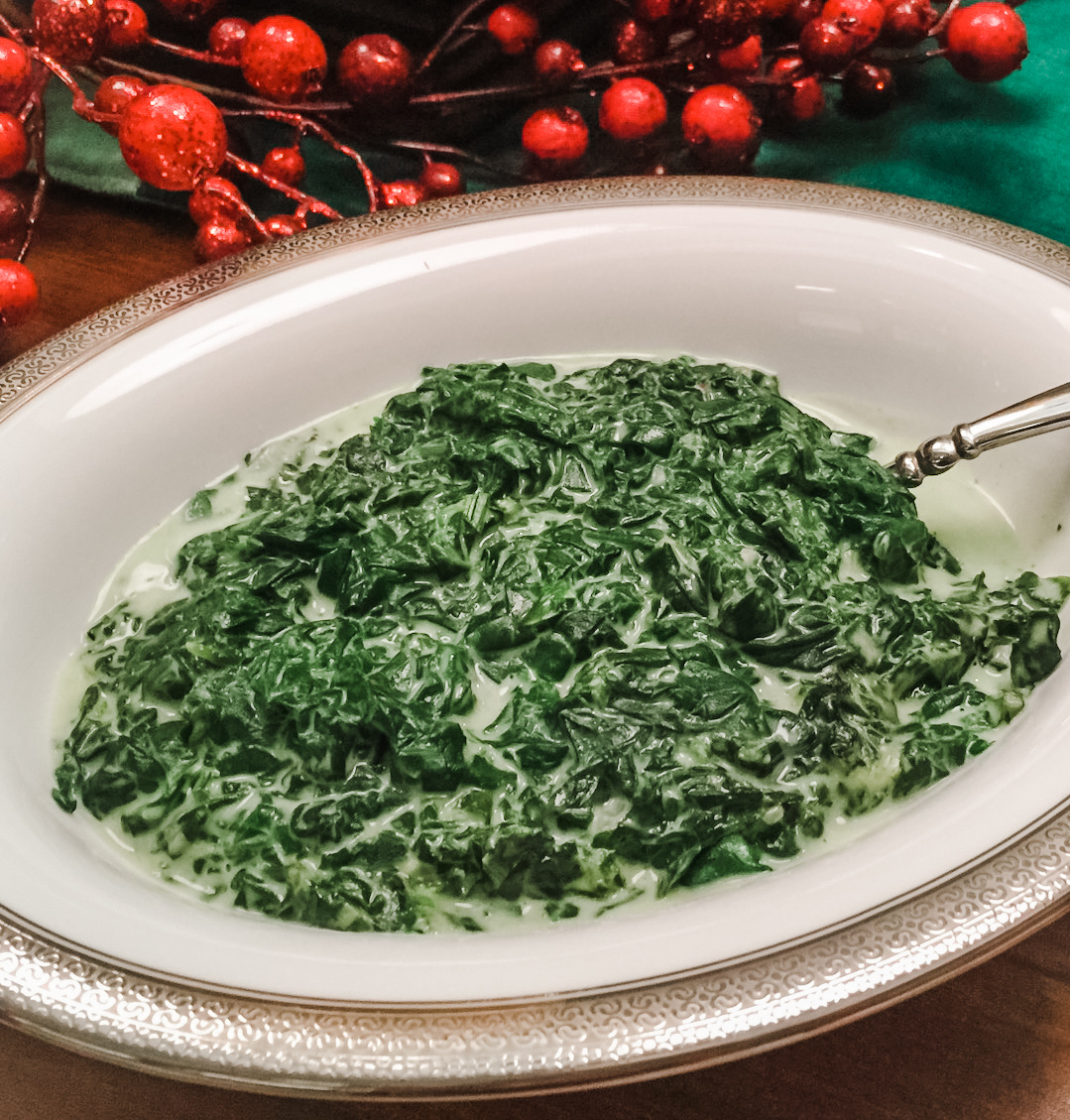 Irish Creamed Spinach with Fresh Dill