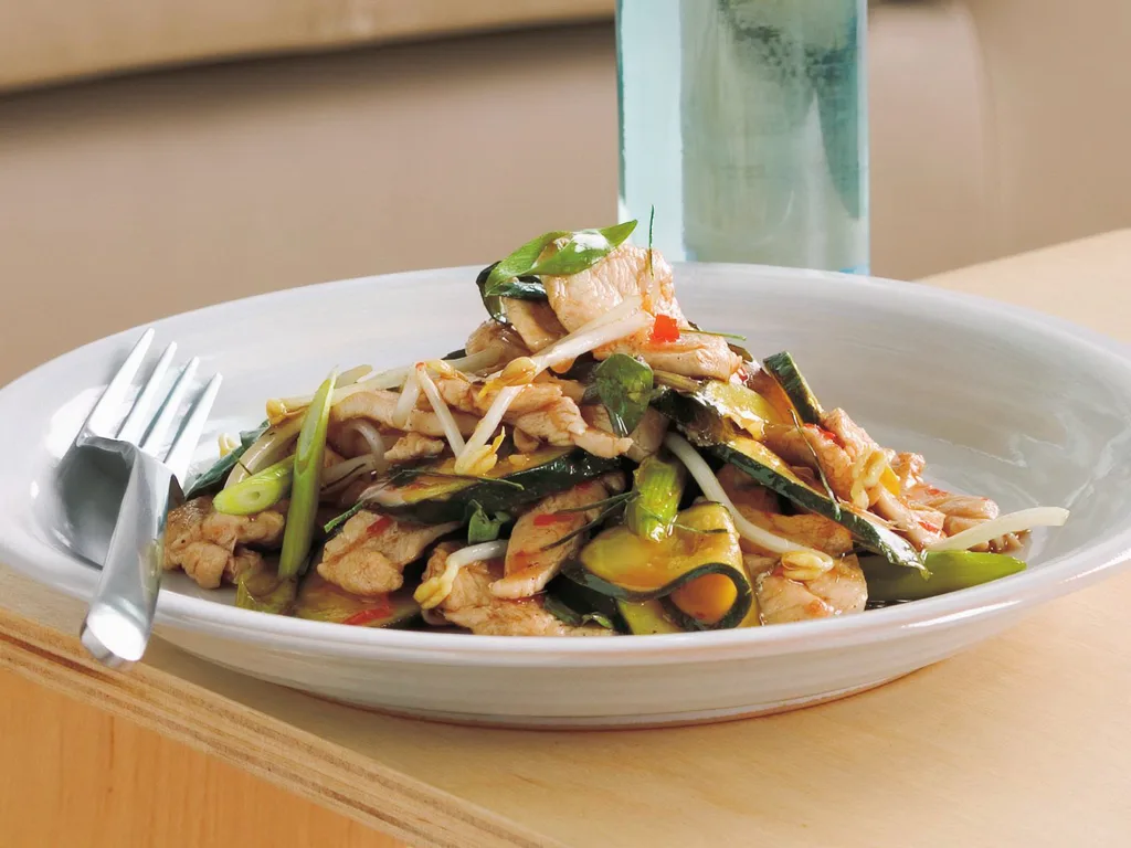 Kaffir Lime and Coconut Chicken Stir Fry